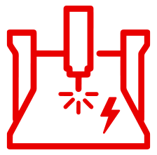 Plasma cutting icon